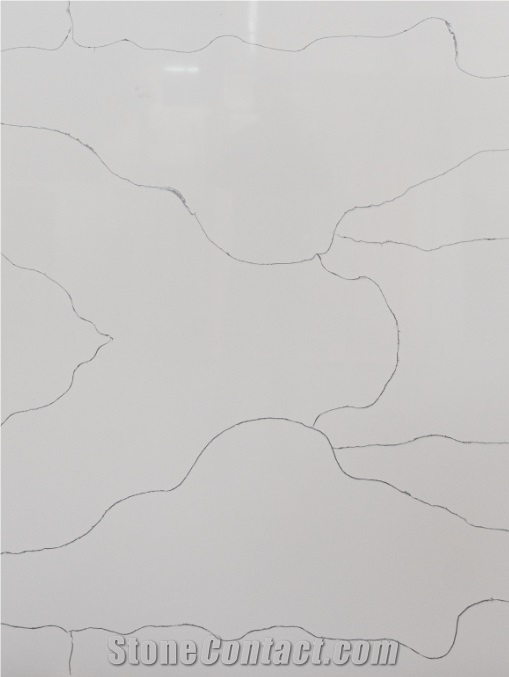 9058  Calacatta Quartz Artificial Granite  New Styles