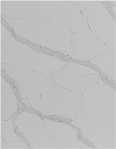 AMG Artificial Calacatta Laza Slab Pattern Quartz Stone