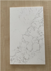 Artificial Calacatta Marble Look White Color