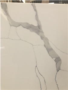 Artificial Quartz Stone Calacatta Slabs Pretty Price