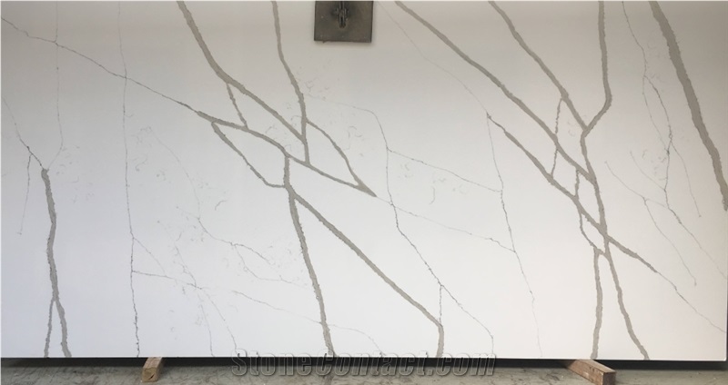 Calacatta Artificial Marble Quartz Stones With High Quality