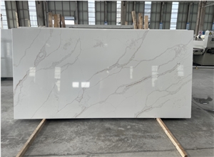 Calacatta Quartz  Stone Slabs New Design For Home Decoration