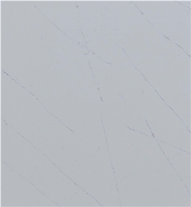 Calacatta Solid Quartz Slabs In White