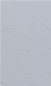 Calacatta Solid Quartz Slabs In White