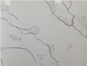 Calacatta Texture With High-End Luxury Surface Quartz Slabs