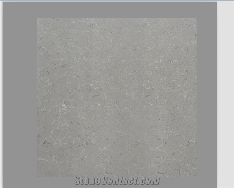 Carrara Veins Quartz  Slab Like Floating Clouds