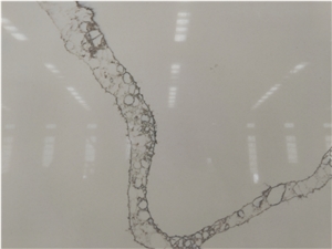 Famous Calacatta White Quartz Stone Slab