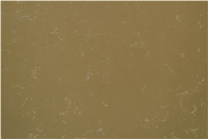 Fine Pattern Quartz Stone Slab Brown Background