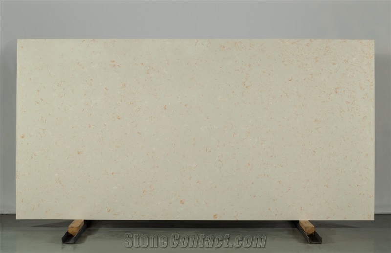 Natural Veins Surface Calacatta Quartz Slab