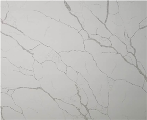 New Vivid Veins Calacatta Quartz Stone Slabs
