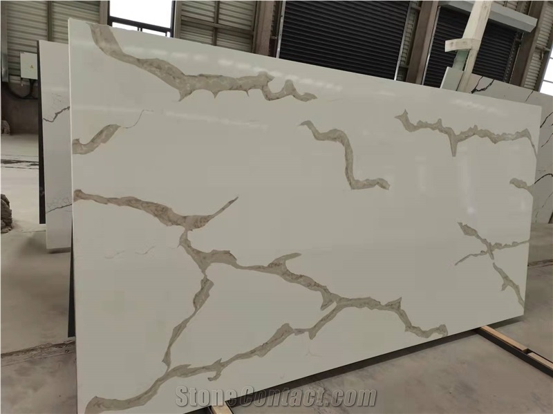 Quality Quartz Stone Calacatta Slabs
