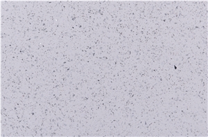 Quartz Slab With Fine Grain White Background