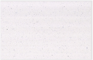 Quartz Stone Slab With Crystal Grain White Background