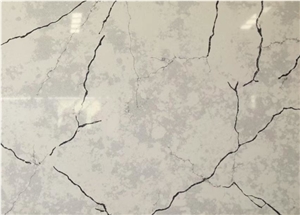 Vintage Elegance Calacatta Quartz Slab