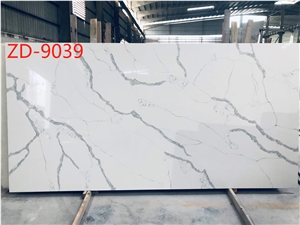 White Calacatta Quartz Stone Popular Style
