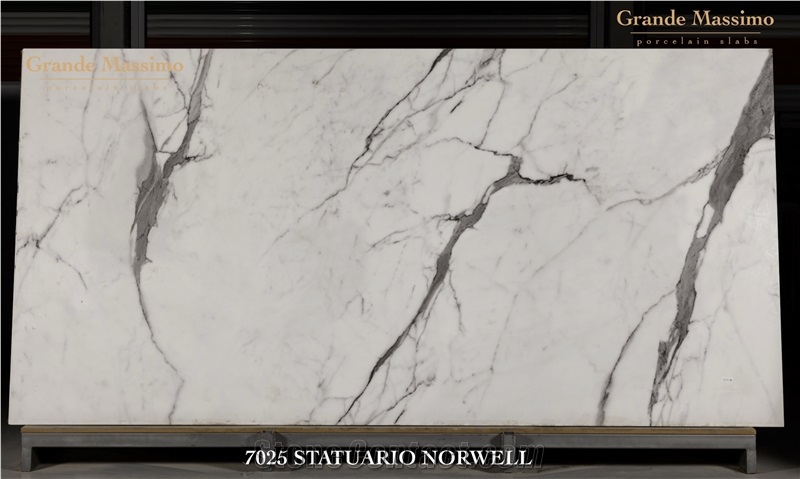 Grande Massimo Porcelain Slab - 7025 Statuario Norwell