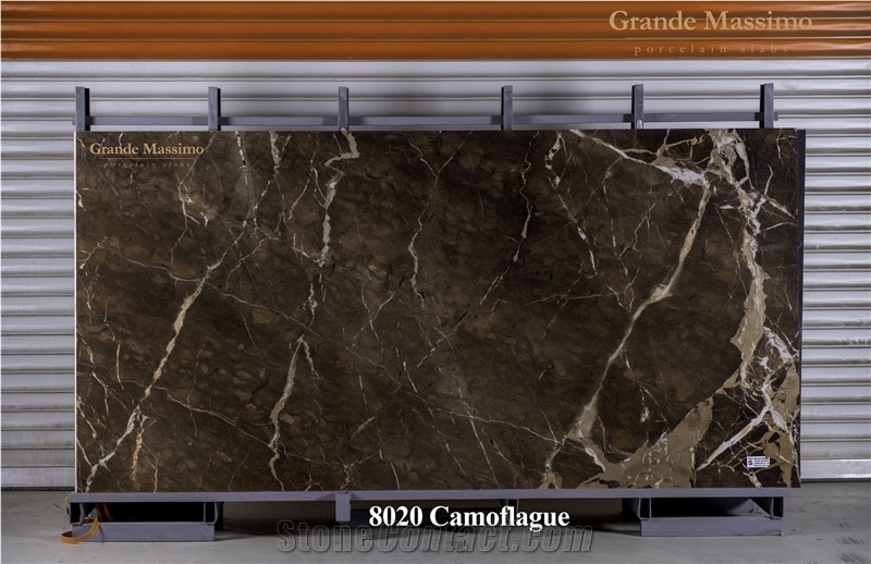 Grande Massimo Porcelain Slab - 8020 Camouflage