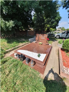 Vanga Red Granite Companion Monument