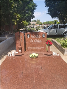 Vanga Red Granite Companion Monument