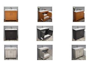 Artificial Stone Bathroom Vanity Units