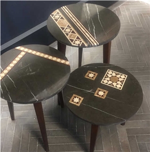 Marble Inlay Table Tops