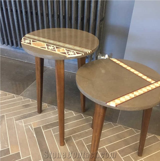 Marble Inlay Table Tops