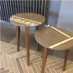 Marble Inlay Table Tops