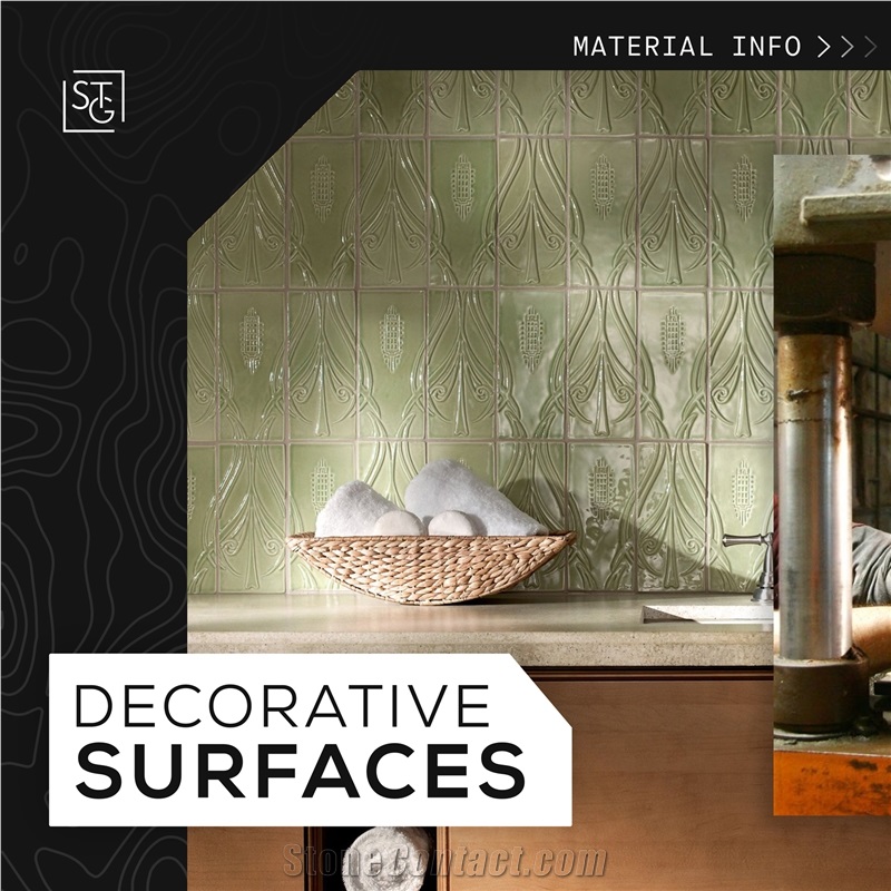 Hand Made Glazed Porcelain Wall Tiles