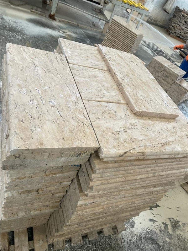 Philadelphia Travertine Pool Cooping