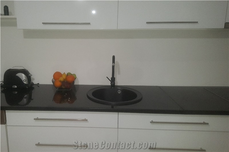 Absolute Black Granite Kitchen Countertop