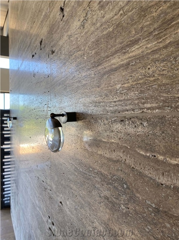 Silver Travertine Bathroom Design Project