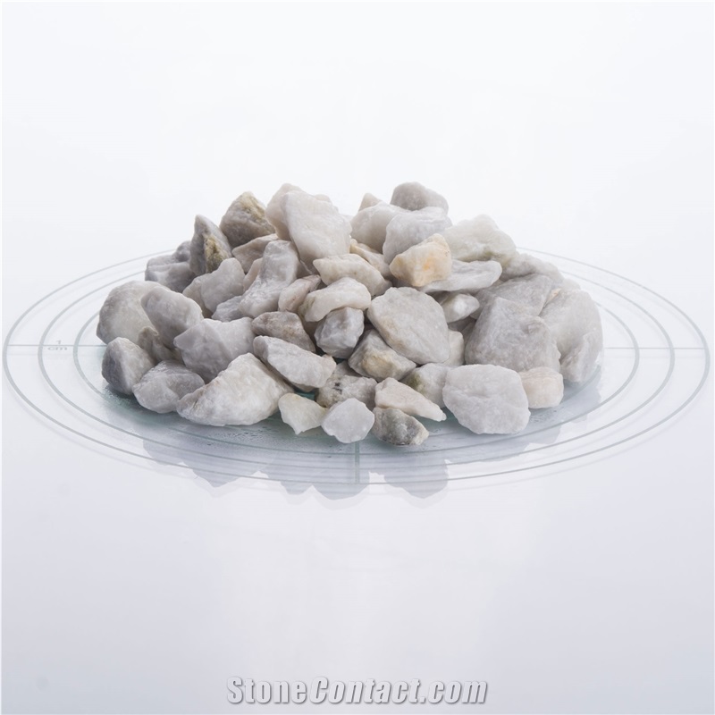 White Marble Crushed Stone, Decorative Chippings 16-32 Mm