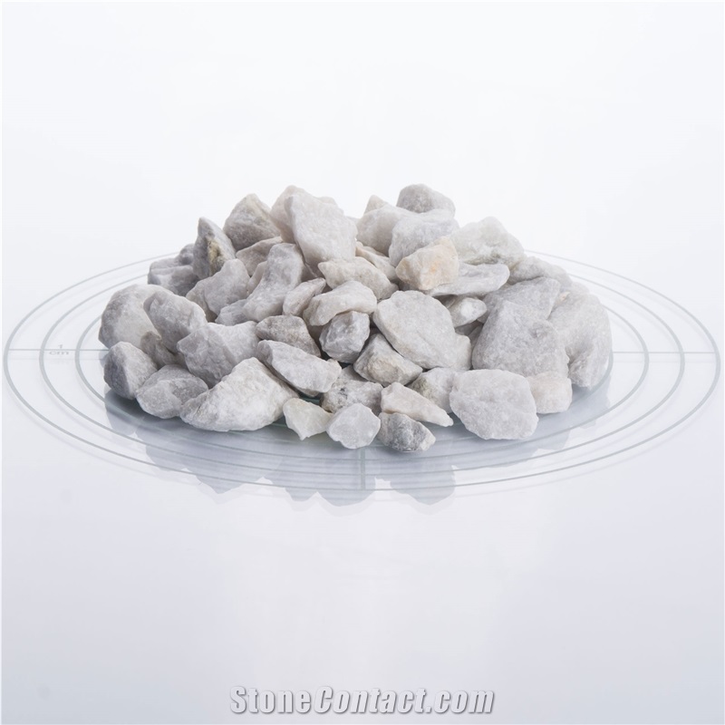 White Marble Crushed Stone, Decorative Chippings 16-32 Mm