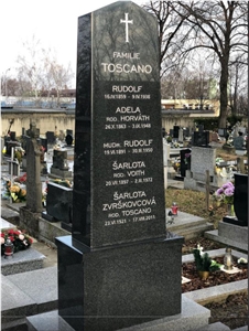 Grey Granite And Absolute Black Granite Monuments
