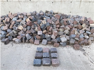 Regular Shape 10X10x5cm Granite Cobblestone