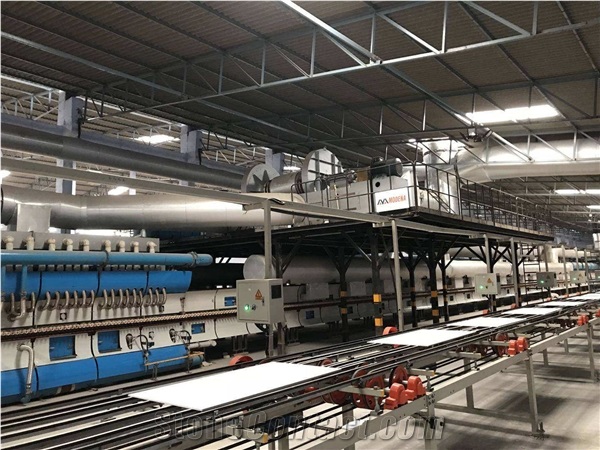 Glazing Line For Ceramic, Porcelain, Sintered Stone