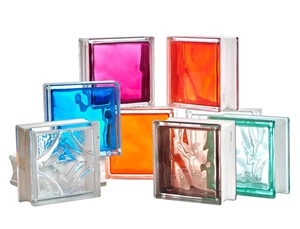 Multicolor Glass Wall Bricks