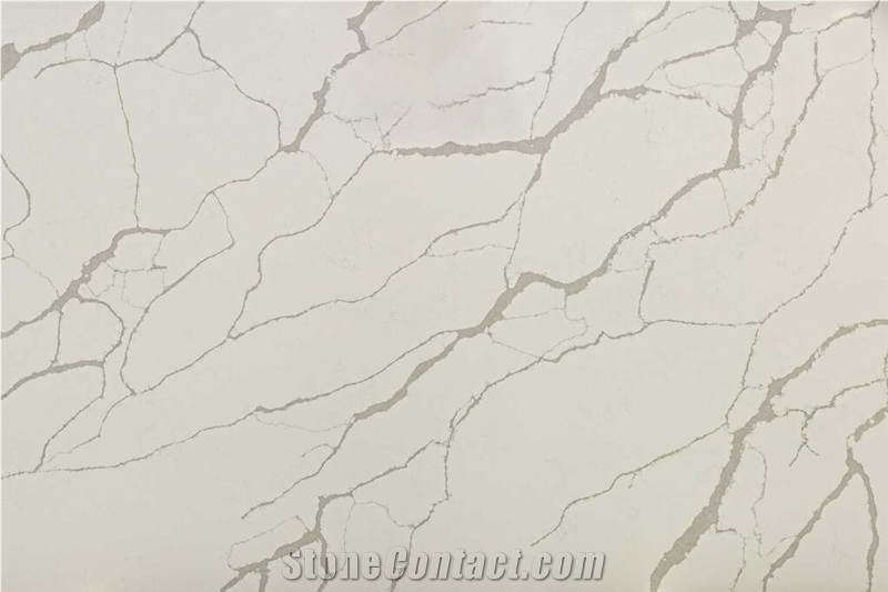 Qoura Calacatta Flux Quartz Slabs