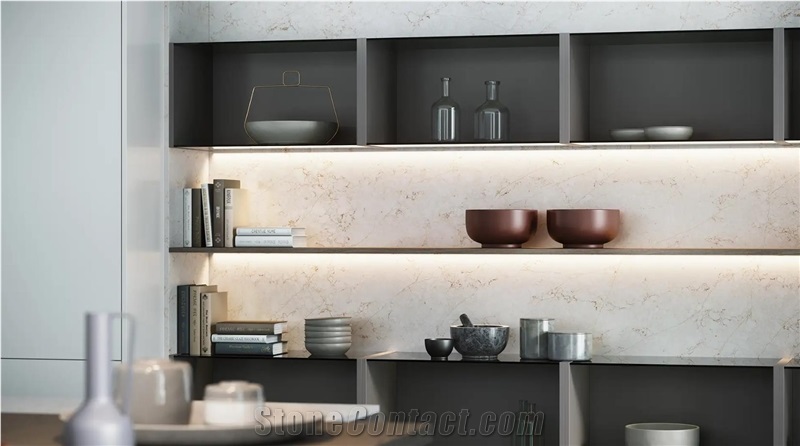 Forest Sughero Quartz Kitchen Countertop