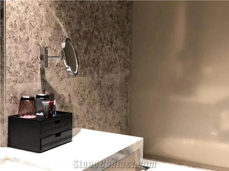 Aurisina Lumachella Slabs, Tiles, Floor Application