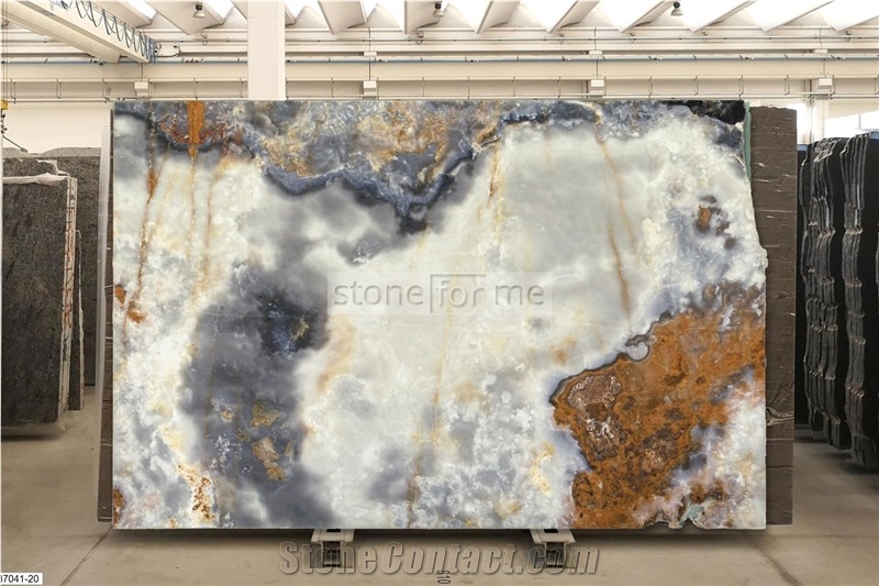 Blue Sky Onyx Slabs