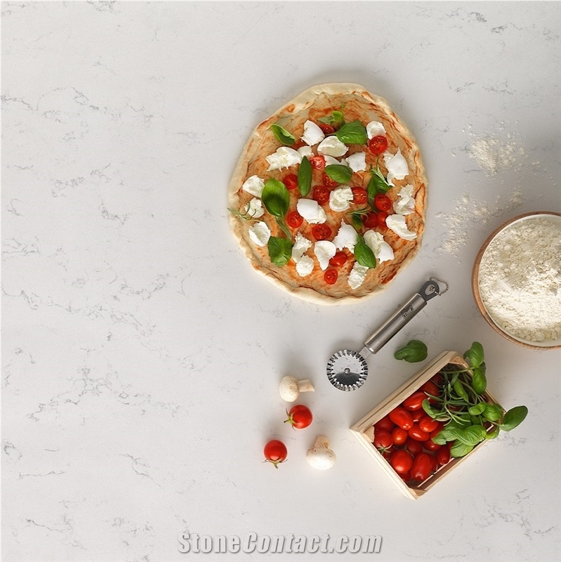 Superb Belluno Composite Quartz Kitchen Countertops
