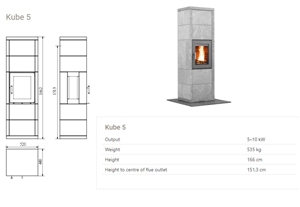 Kube Stove - Soapstone Stove