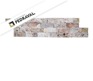 Resina Fine Range:Pre Assambled Travertine Gris Marfil Veneer