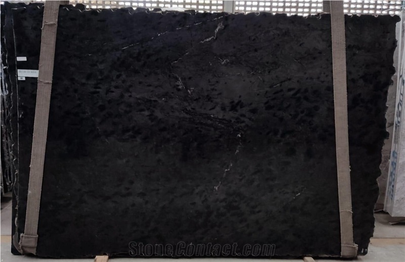 Galapagos Black Granite Polished Slabs