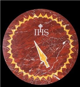 Marble Inlay Waterjet Medallions