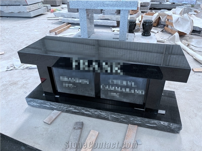 Black Granite Costomized Columbarium