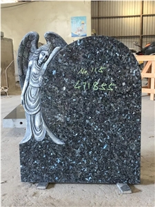 Blue Pearl Granite Upright Monuments