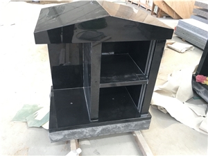 China Black Granite Urn Small Columbarium Niche