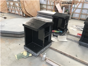 China Black Granite Urn Small Columbarium Niche